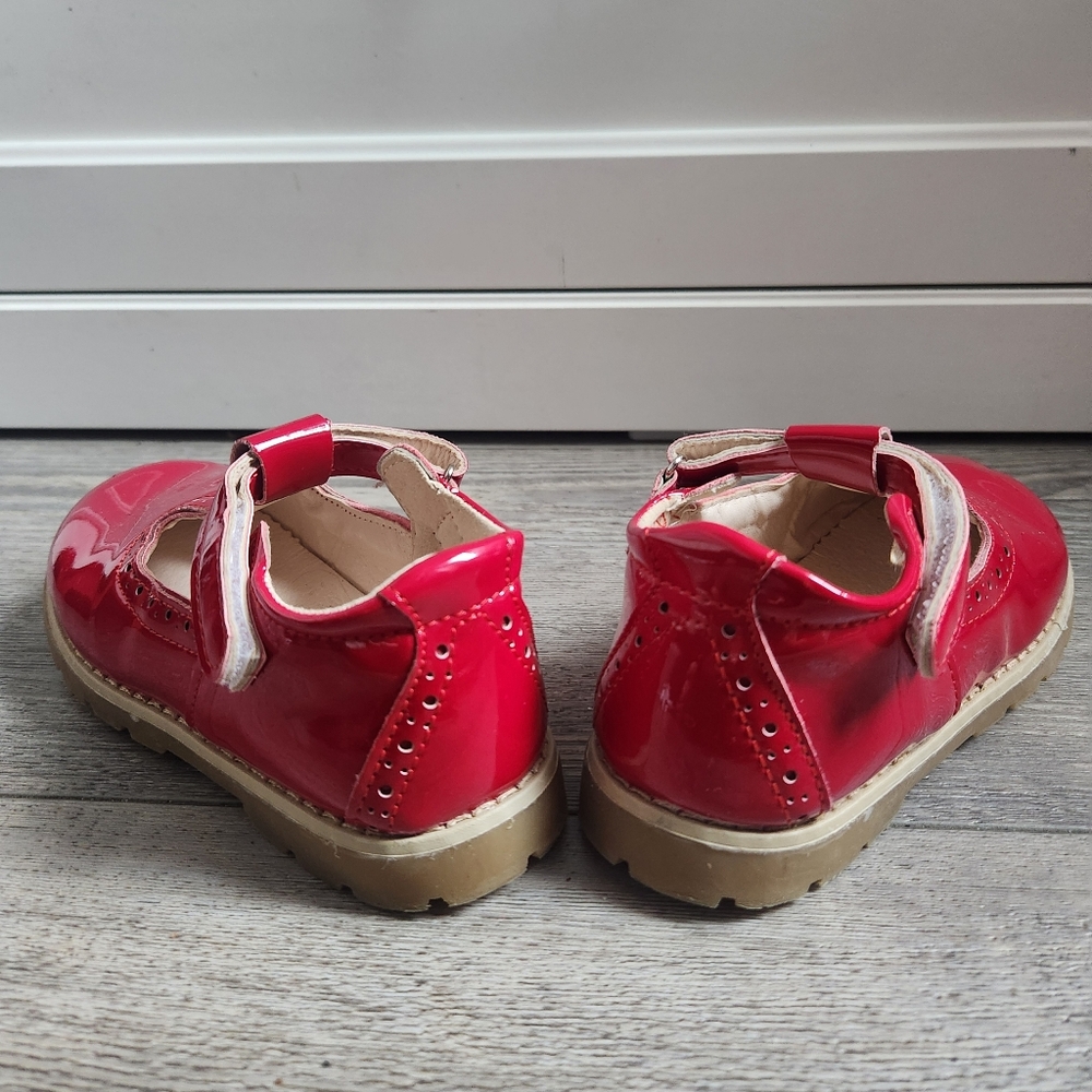 Chic Red Kids Dress Shoes - Picture 6 of 11
